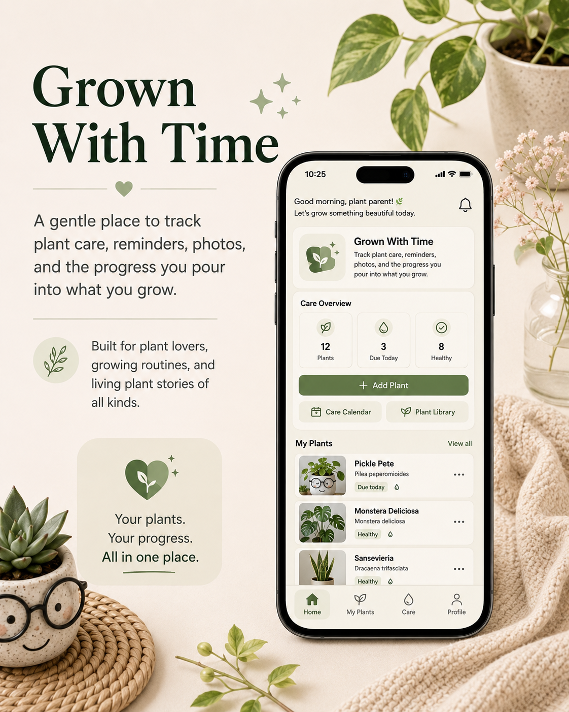 Grown With Time app preview