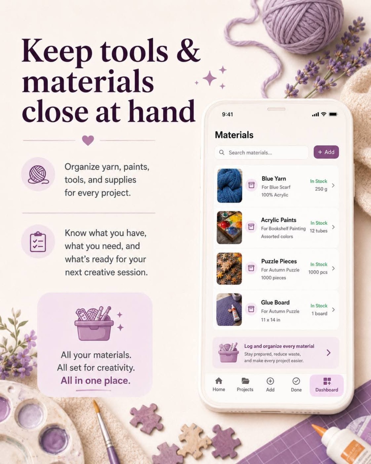 Made With Time materials preview